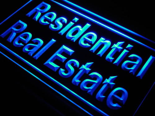 Residential Real Estate Display Neon Light Sign - Click Image to Close